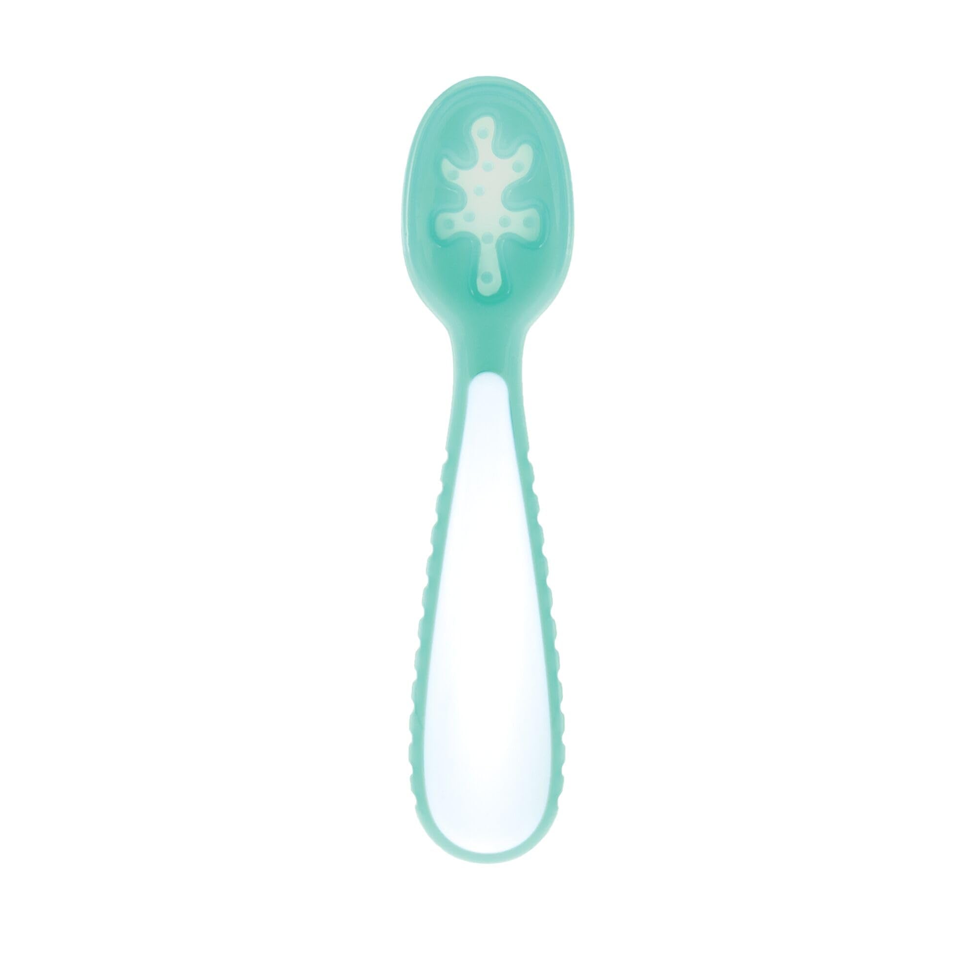 Nuby Baby's First Spoons Set - (3-Pack) Feeding Utensils for Babies - 6+ Months - Pink/Aqua/Purple