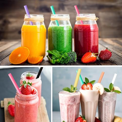 8 Pack Reusable Straws for Owala FreeSip 24oz & 32oz Bottles