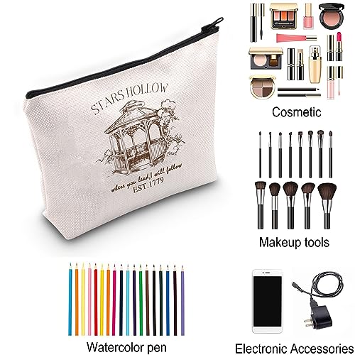 Stars Hollow Makeup Bag Waterproof Cosmetic Pouch TV Fan Gift