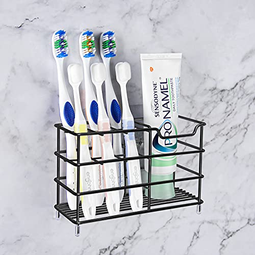 Linkidea 7-Slot Stainless Steel Toothbrush Holder for Shower or Counter