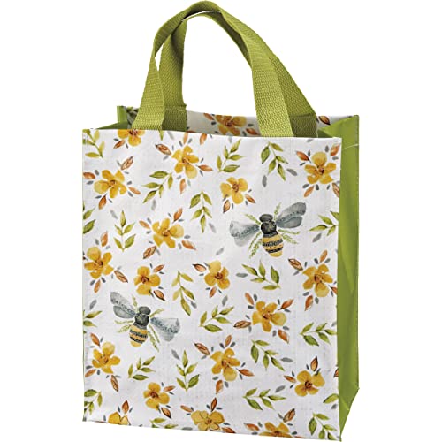Bee Themed Decorative Tote Bag by Primitives by Kathy