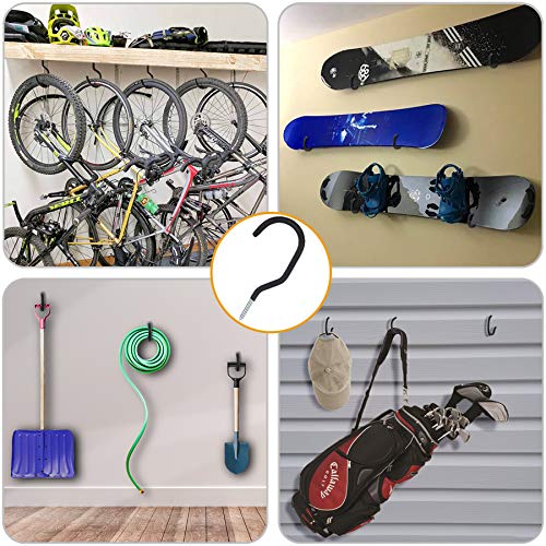 KURUI Heavy Duty Bicycle Wall Hooks - 6 Pack Bike Hangers