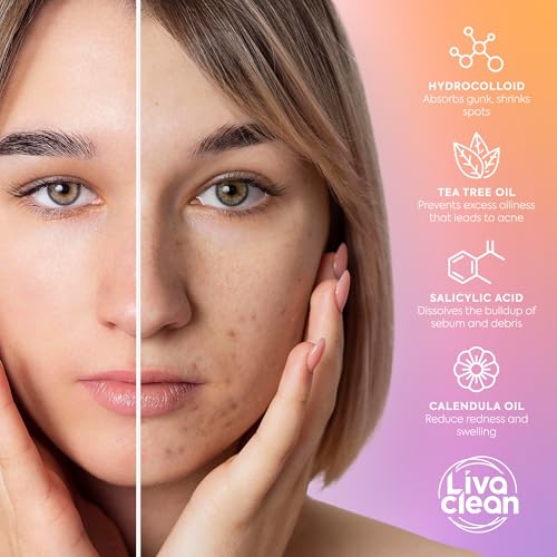 LivaClean Hydrocolloid Pimple Patches 120 CT with Salicylic Acid