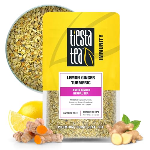 Tiesta Tea Lemon Ginger Turmeric Loose Leaf Tea 2.5oz - Herbal & Fruit Blend