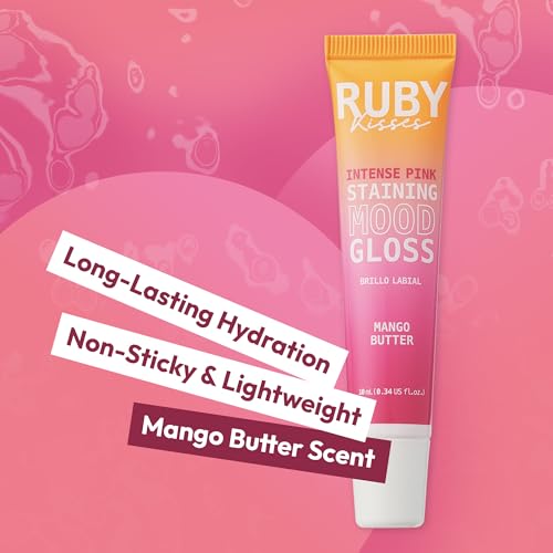 Ruby Kisses pH Color Changing Lip Gloss & Mango Butter Lip Balm
