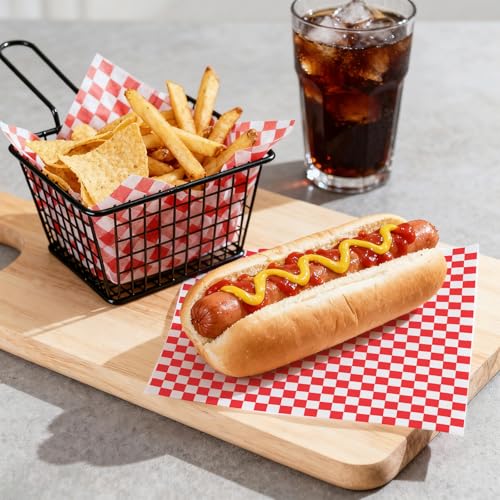 120pcs Grease-Proof Wax Paper Sheets for Sandwiches - 12x12"