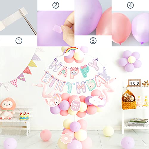 Balloon Arch Kit - 4 Rolls Balloon Tape & Glue Points for Parties