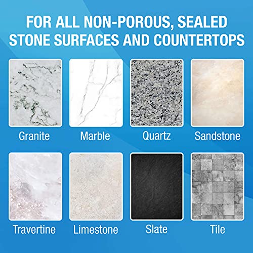 MiracleWipes Granite & Stone Cleaner - 30 Count Pack for Kitchen & Bathroom