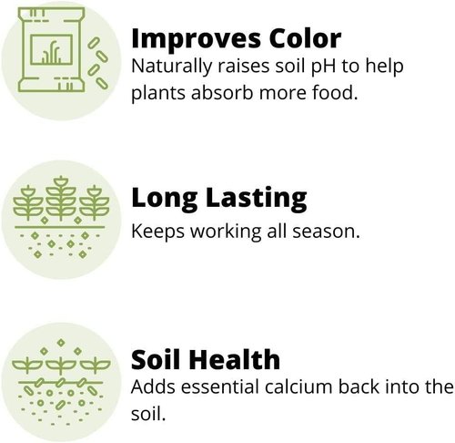 Earth Science Fast Acting Lime Granules - Instantly Raise Soil pH & Reduce Nutrient Runoff - 5lb for Vibrant Lawn Growth
