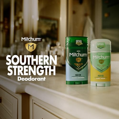 Mitchum Women Invisible Solid Antiperspirant Deodorant, Pure Fresh, 2.7 oz