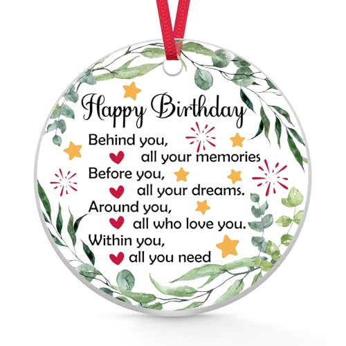 Inspirational Christmas & Birthday Gift Ornament for Women & Men - Friendship Decor