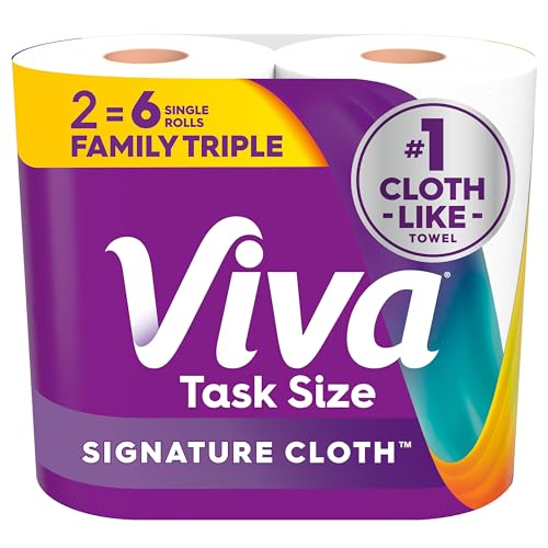 Viva Signature Cloth Paper Towels - 2 Family Triple Rolls, 141 Sheets Each