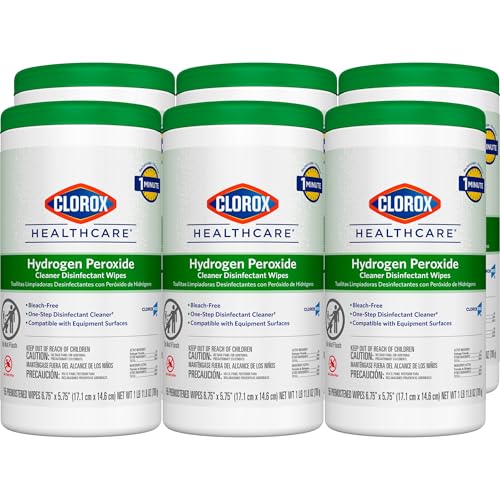 Clorox Healthcare Hydrogen Peroxide Disinfectant Wipes, 155 ct