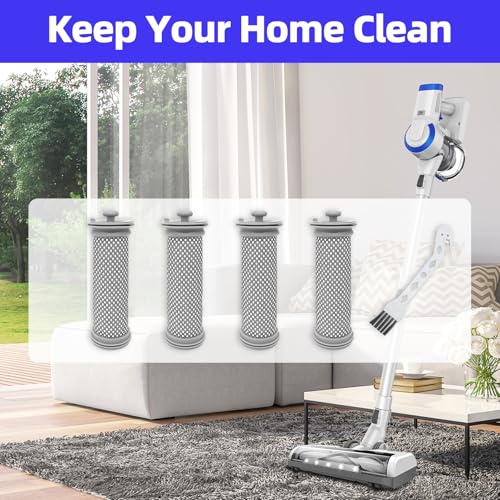 Tineco Compatible Replacement Filters – 4-Pack Pre-Filters for A10, A11, S10, S11 Vacuum Cleaners