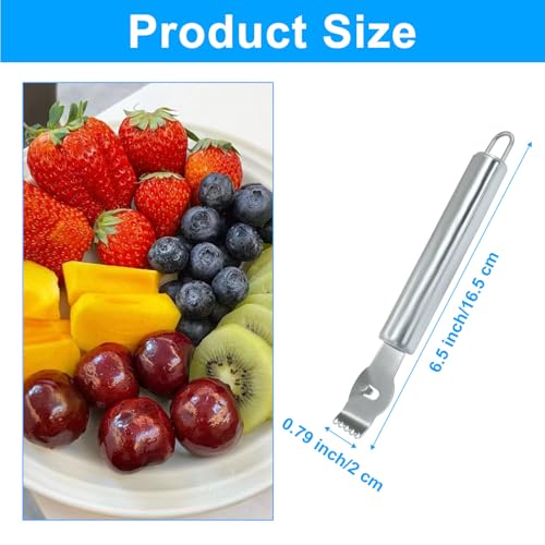 Kemcatui Stainless Steel Lemon Peeler & Y Shaped Fruit Peeler Set
