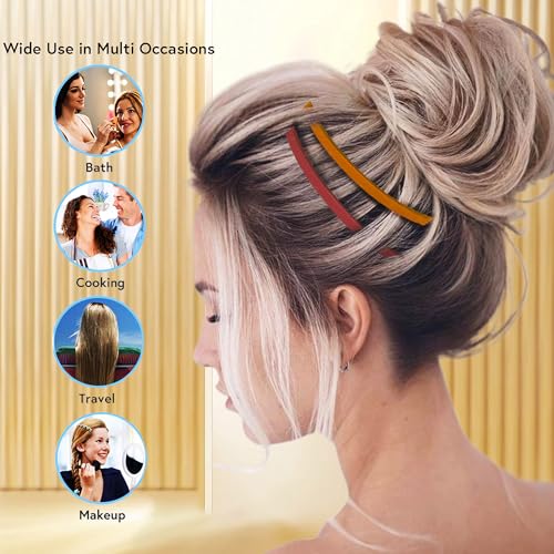 SKYPIA French Side Hair Combs Set - Secure Grip Styling Tools for Updos (5-Pack)