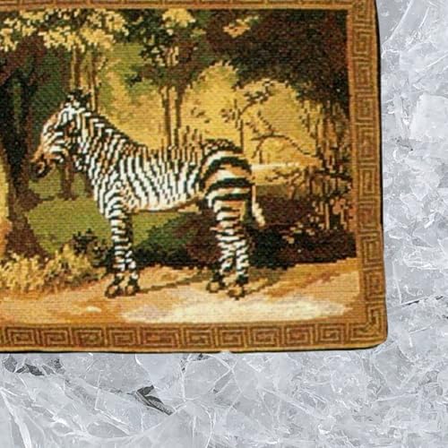 Handmade Wool Needlepoint Throw Pillow Cover 14x18 - Vintage French Country Cushion Cover