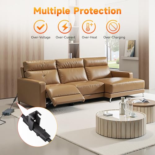 Okin 2-Pin Y-Splitter Power Cable for Electric Recliner and Lift Chairs
