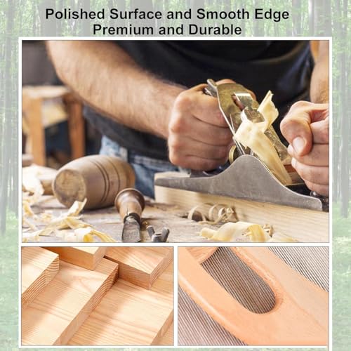 2Pcs Muscle Scraper Tool Set Stainless Steel & Wooden Gua Sha