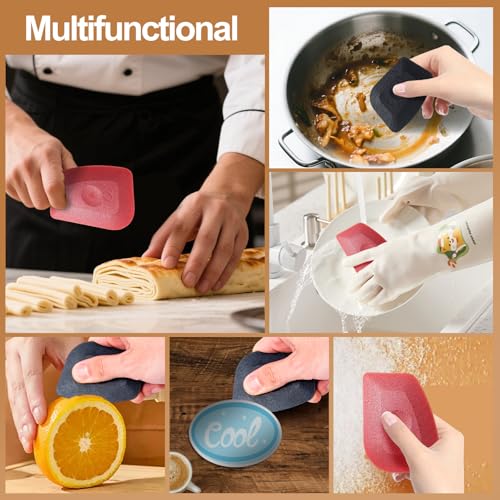 3-Piece Plastic Kitchen Scraper Set - Food & Cleaning Tools