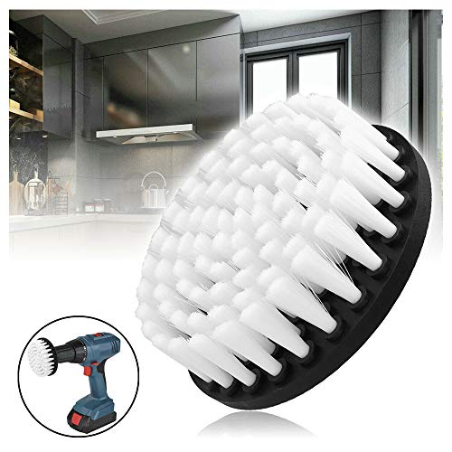 Wixine 5" Drill Brush Attachment for Carpet, Upholstery & Leather Cleaning