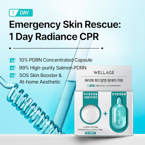 WELLAGE Hyper PDRN One-Day Kit 2ea - Korean Salmon DNA Skin Care Serum