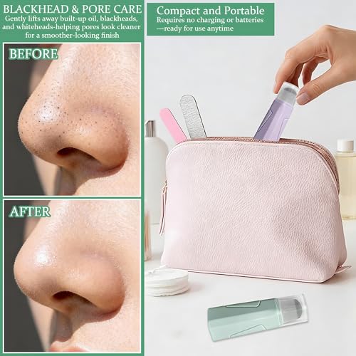 BADAO 2PCS Stainless Steel Pore Scraper & Blackhead Remover Tool Set