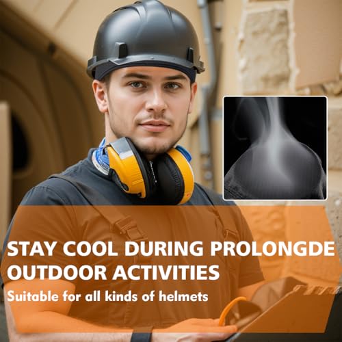 2 Pieces Skull Cap for Men Women Helmet Liner Cooling Hat Beanie Breathable Running Cycling Hat