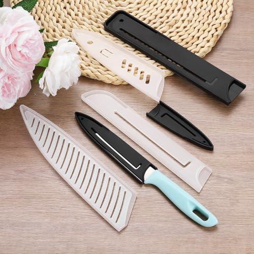 uxcell 6-Inch Knife Blade Guard Protector, PP Plastic Safety Sheath - 2 Pack