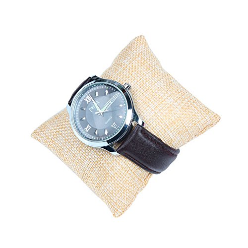 Beige Jewelry Pillow Cushion Display Holders 10 Pcs for Bracelets & Watches