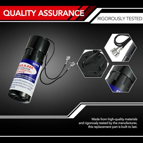 Prefdo SPP6 Hard Start Capacitor Kit for Air Conditioner 115V-288V
