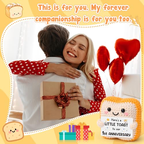 MAMAGIFTREE 1st Anniversary Wedding Gifts for Couples - Romantic First Milestone Present for Him & Her