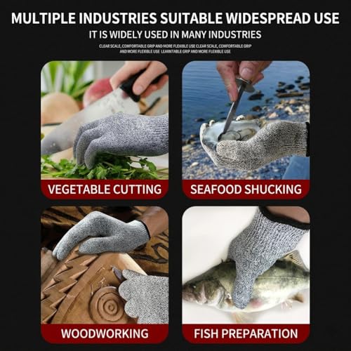 Cut Resistant Gloves - Food Grade HDPE Kitchen Safety Gloves