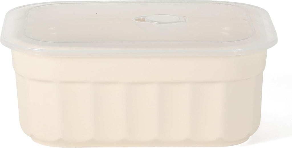 Martha Stewart Broadbrook 6-Piece Stoneware Meal Prep Container Set - Oven, Microwave, Dishwasher Safe