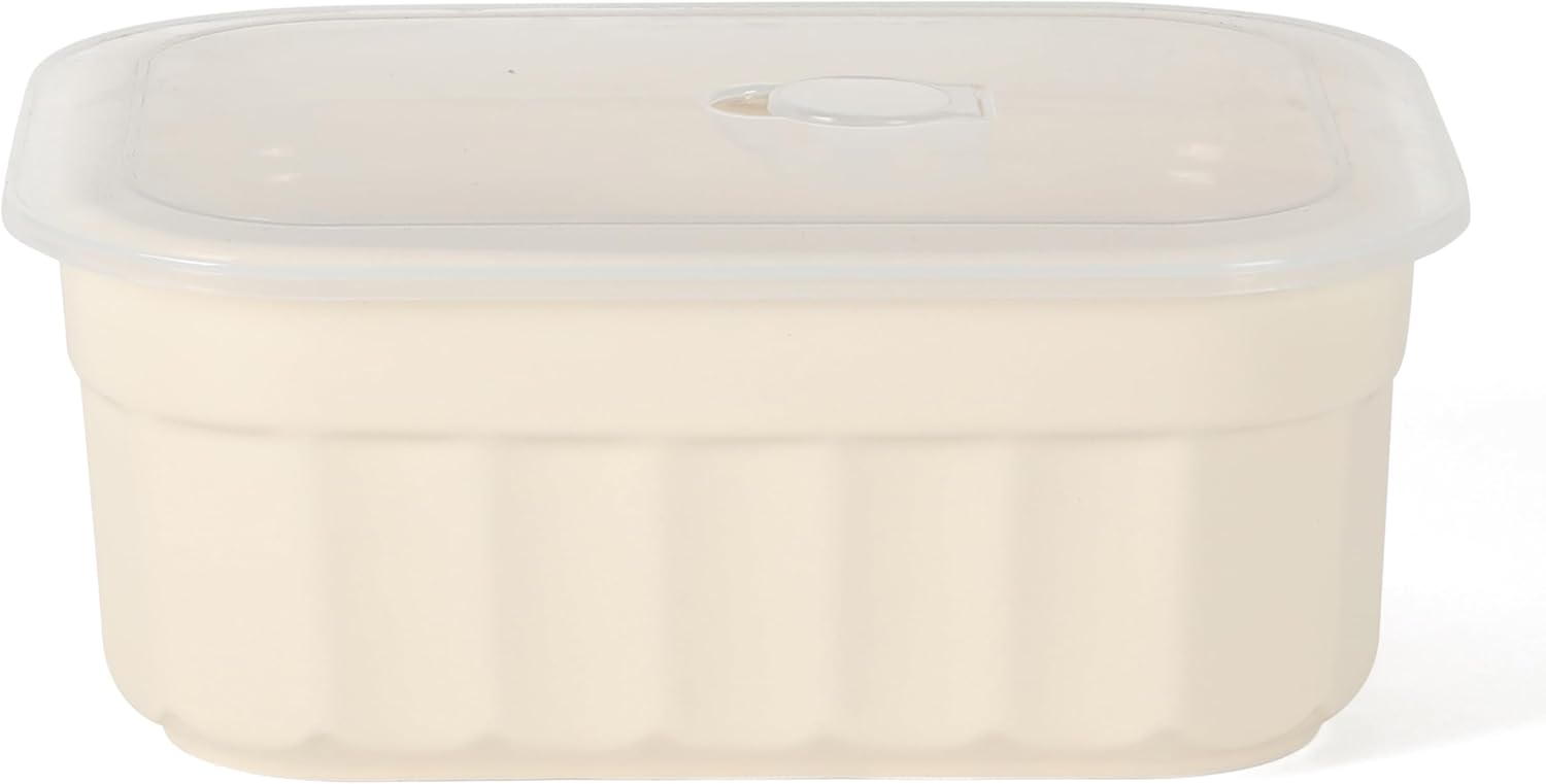 Martha Stewart Broadbrook 6-Piece Stoneware Meal Prep Container Set - Oven, Microwave, Dishwasher Safe