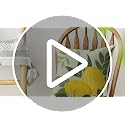 Summer Lemon Eucalyptus Leaves Throw Pillow Cover - 18x18