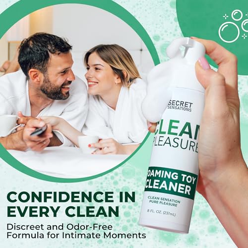 Premium Adult Toy Cleaner Foam - Safe & Gentle 237ml