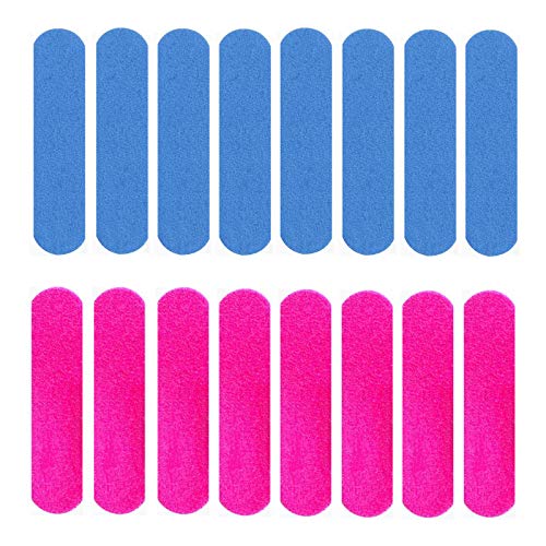Transun Moo Mini Nail Files Bulk 100 Pack - 2 Inch Disposable Emery Boards for Manicure and Pedicure