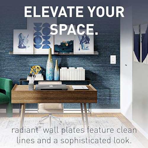 Legrand Radiant 3-Gang Screwless Wall Plate - White, RWP263WCC6