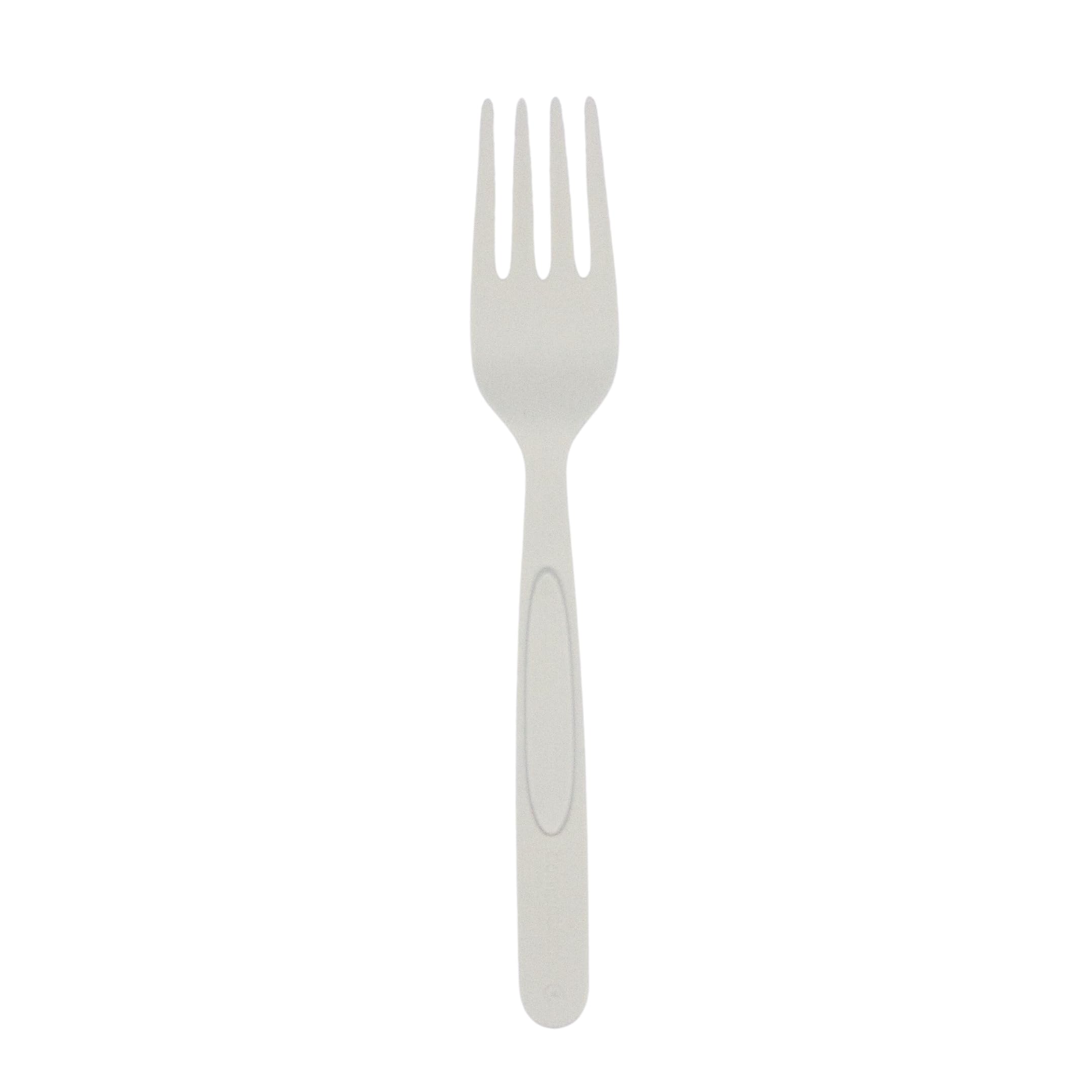 Preserve Compostable Fork, Made in USA, Medium Weight Cutlery, White, 840 Count