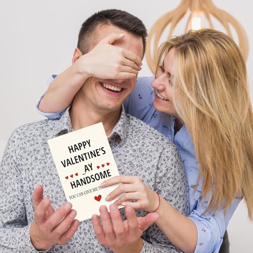 Cheeky Valentine's Day Card for Him - Funny & Playful Design