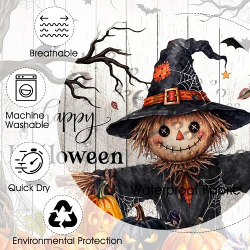 Spooky Ghost Halloween Shower Curtain - Waterproof Polyester