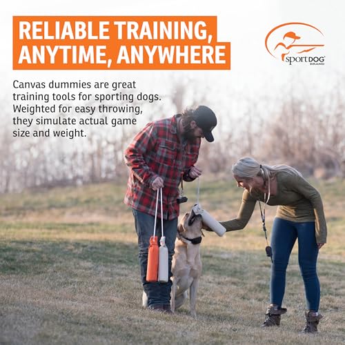SportDOG Canvas Dummy for Dogs - 2.25" x 8.5" Fetch Training