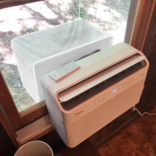 U-Shaped Window Air Conditioner Cover with Mesh Protection