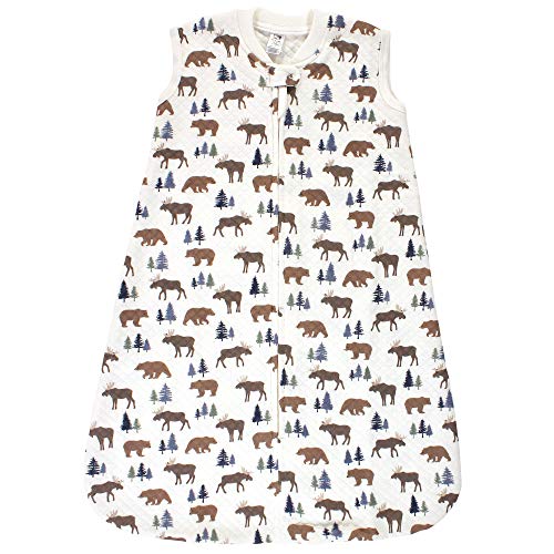 Hudson Baby Quilted Wearable Blanket, Moose Bear, 18-24 Months