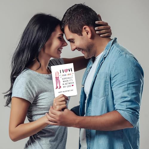 Funny Valentine's Day Card for Him - Naughty Gift for Husband & Boyfriend