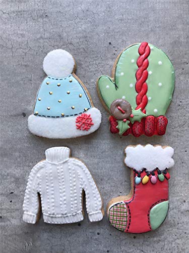 Christmas Winter Hat Cookie Cutter - 3 x 3.8 Inch Stainless Steel