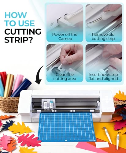 Silhouette Cameo Replacement Cutting Strip - 13.25 Inch Adhesive Strip