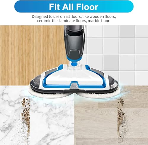 KEEPOW 2-Pack Replacement Mop Pads for Bissell Spinwave 2039A