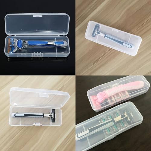 TorSor 3 Pack Portable Razor Travel Case Hard Shell Organizer Box